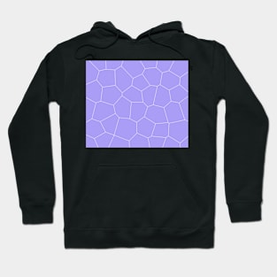 Geometric abstract - blue and white. Hoodie